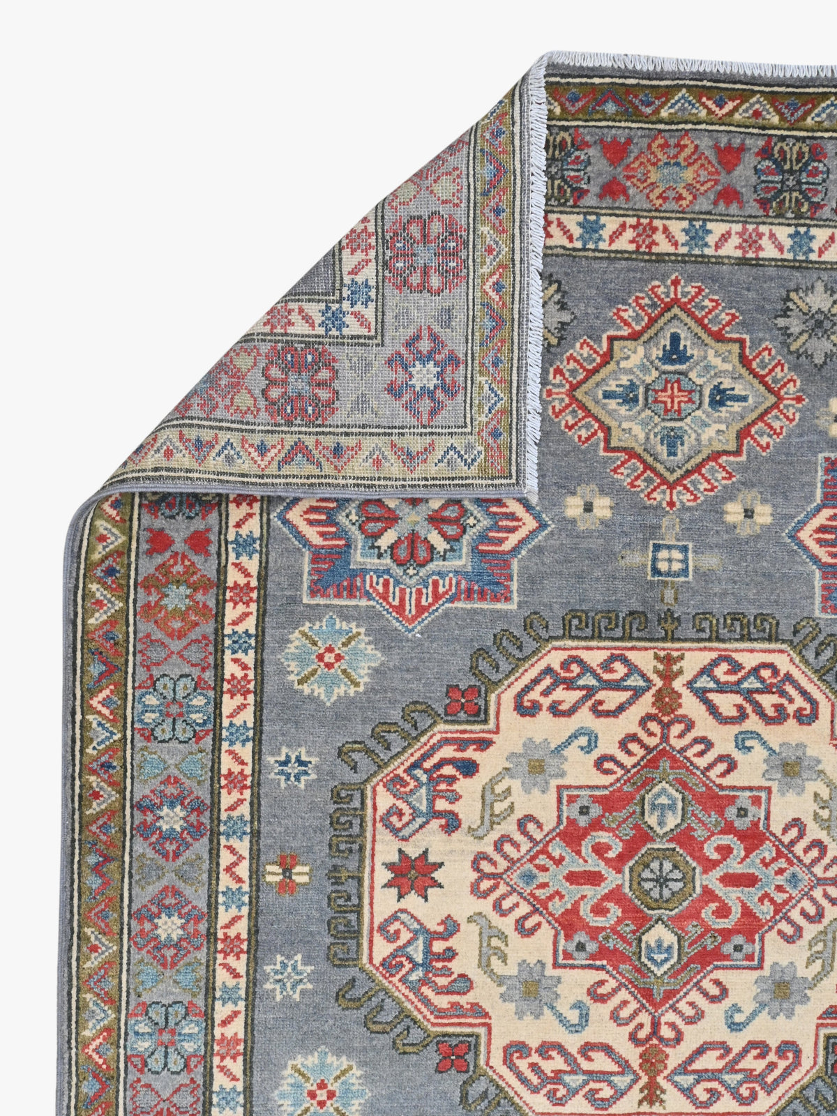 Kazak Grey Rug 1.73m x 1.25m