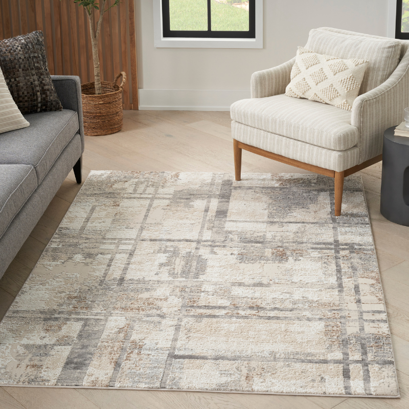 Sustainable Trends Rectangle Ivory Multicolour