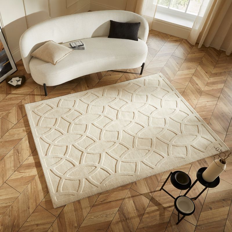 Priory Rectangle Ivory Circles