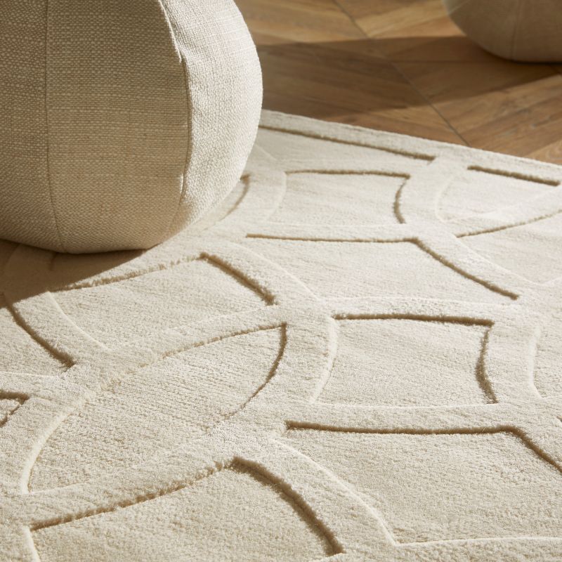 Priory Rectangle Ivory Circles