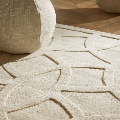 Priory Rectangle Ivory Circles