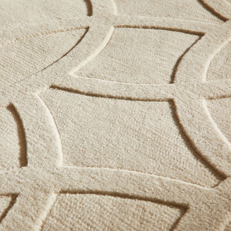 Priory Rectangle Ivory Circles