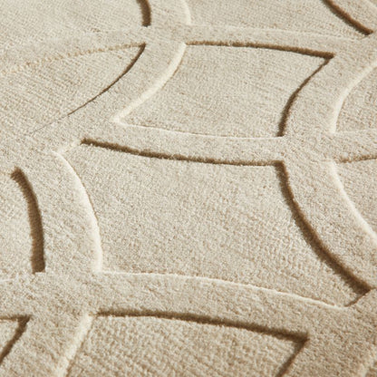 Priory Rectangle Ivory Circles