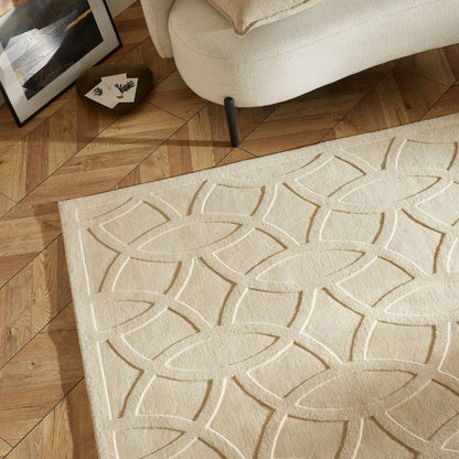 Priory Rectangle Ivory Circles