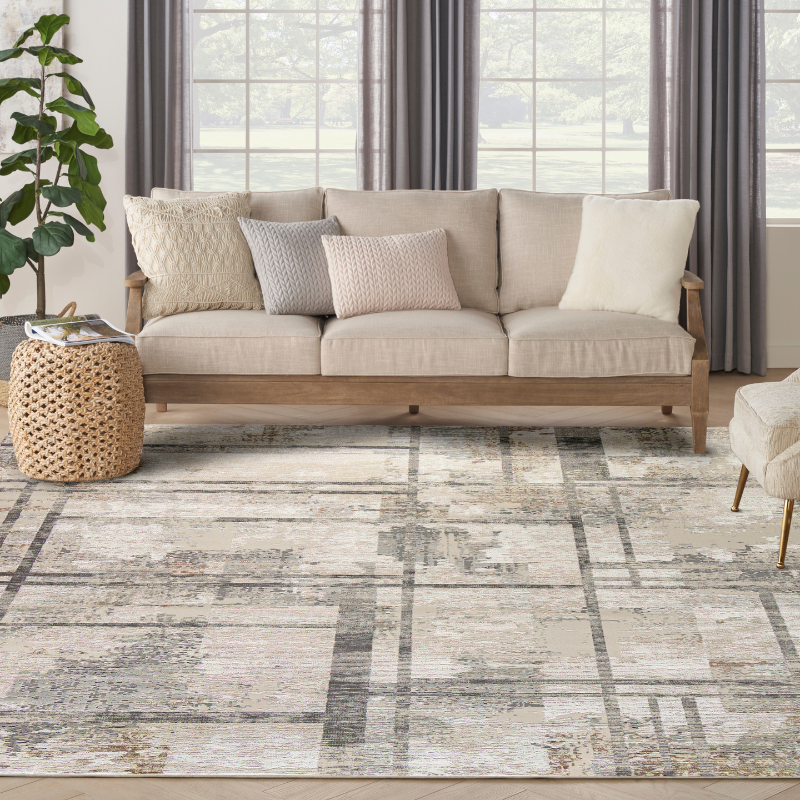 Sustainable Trends Rectangle Ivory Multicolour