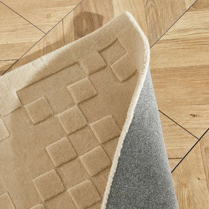 Priory Rectangle Beige Squares