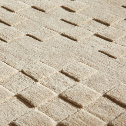 Priory Rectangle Beige Squares