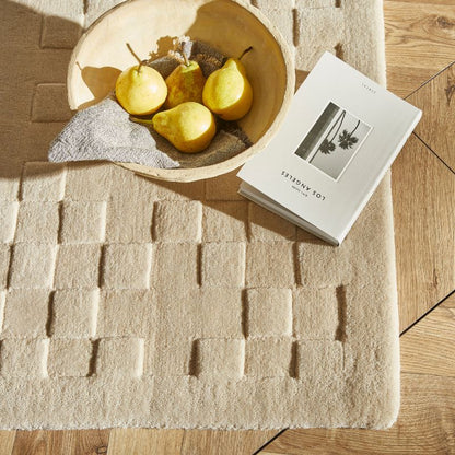 Priory Rectangle Beige Squares