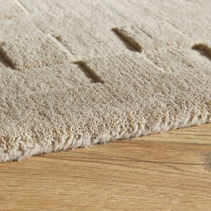 Priory Rectangle Taupe Squares