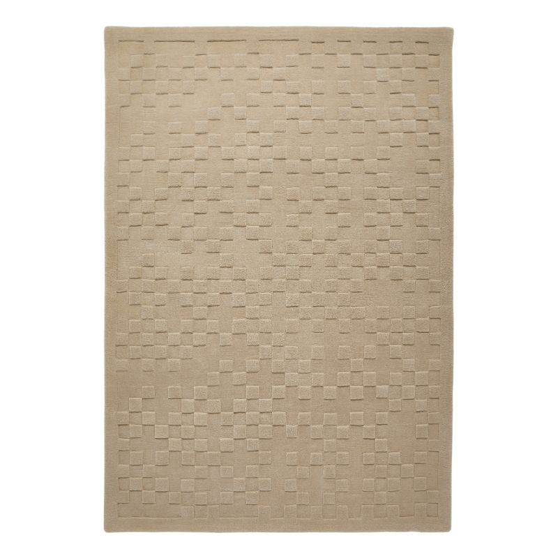 Priory Rectangle Taupe Squares