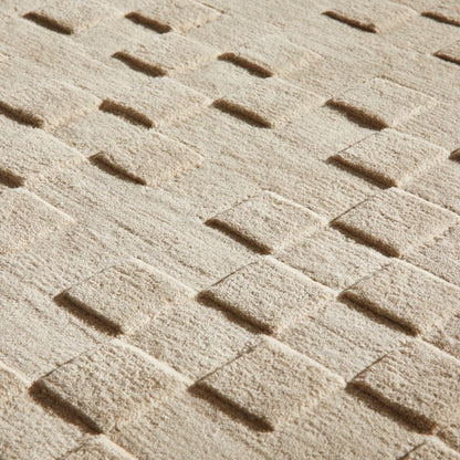 Priory Rectangle Taupe Squares