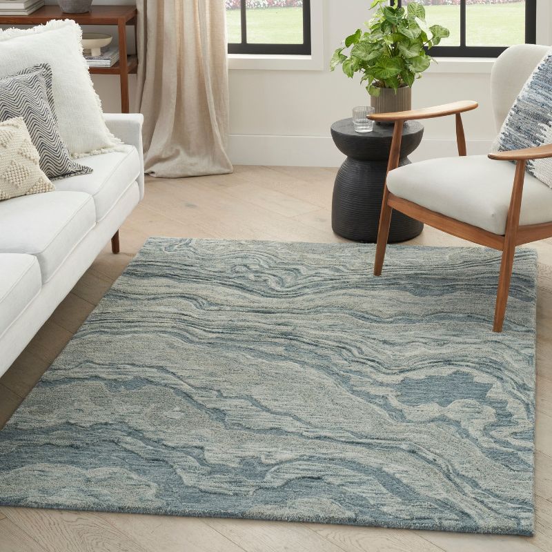 Graceful Rectangle Blue