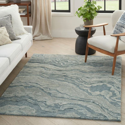 Graceful Rectangle Blue