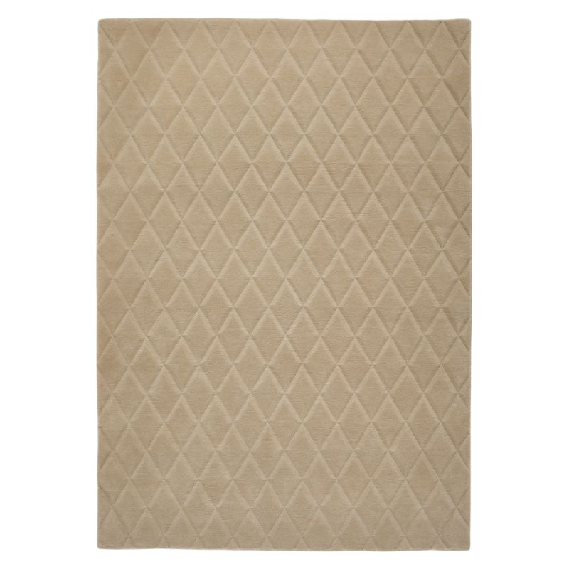 Priory Rectangle Taupe Diamonds