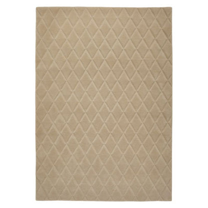 Priory Rectangle Taupe Diamonds