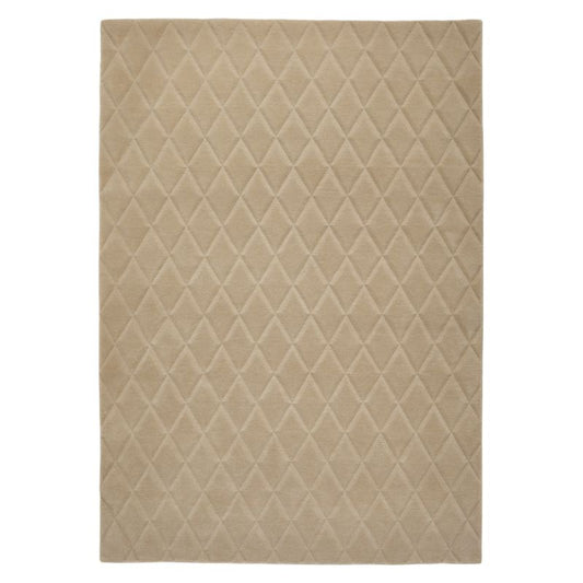 Priory Rectangle Taupe Diamonds