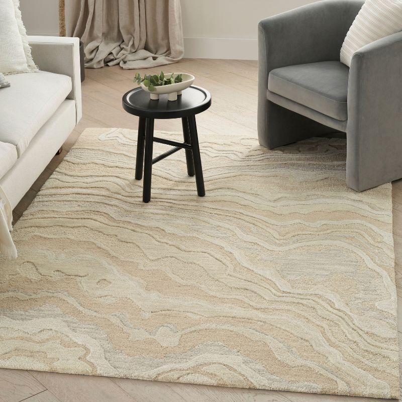 Graceful Rectangle Beige