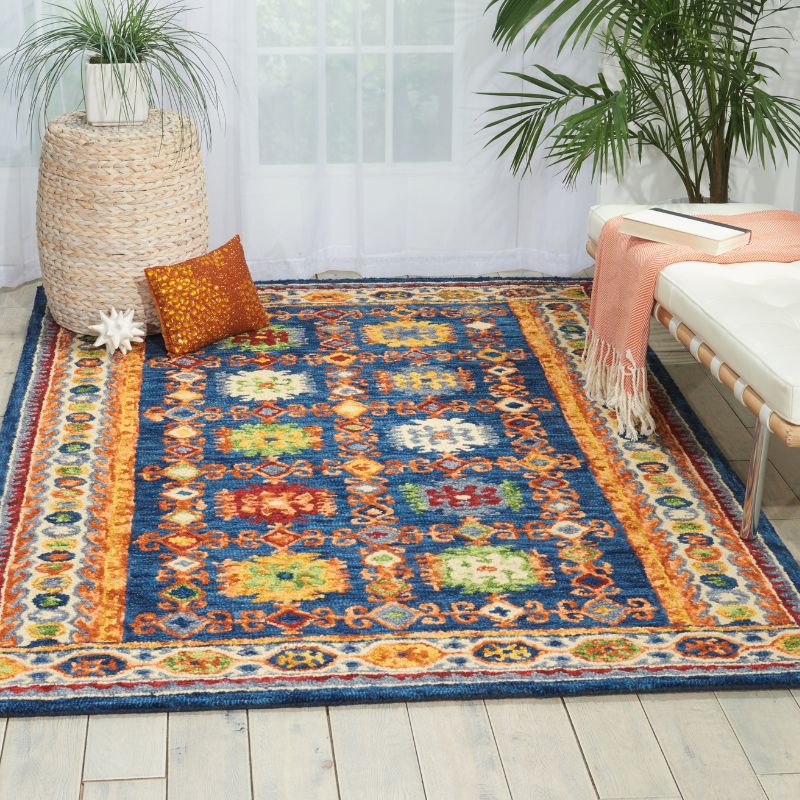 Vibrant Rectangle Navy