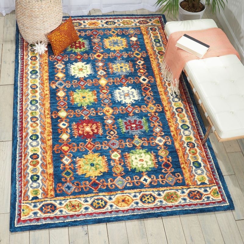 Vibrant Rectangle Navy