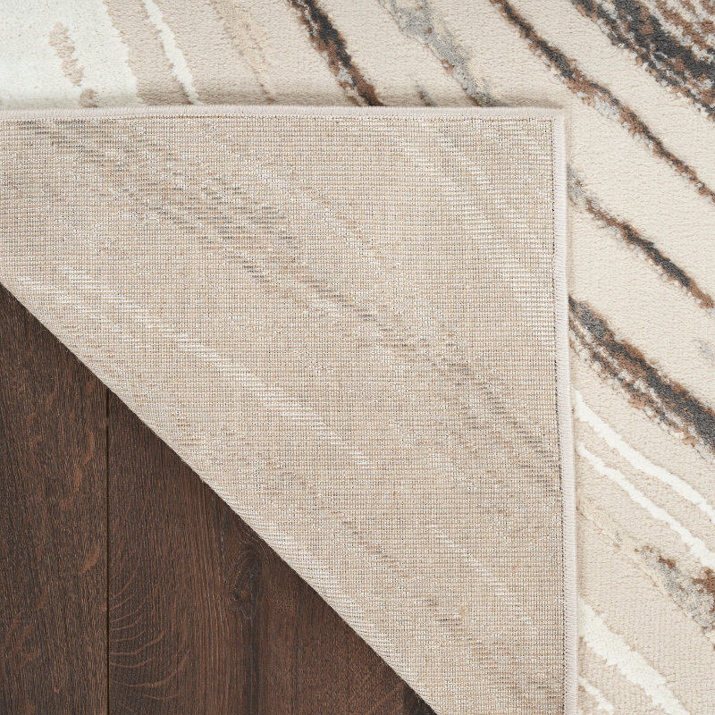 Sustainable Trends Rectangle Beige Grey Swirls