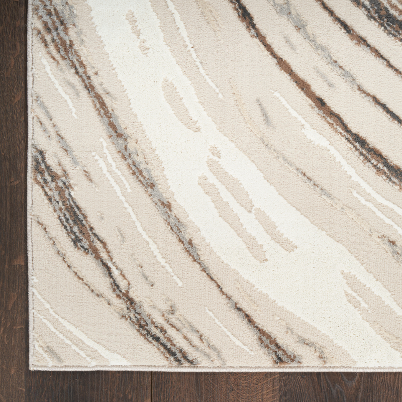 Sustainable Trends Rectangle Beige Grey Swirls