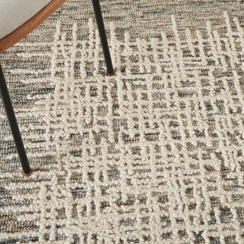 Colorado Rectangle Ivory Multi-colour