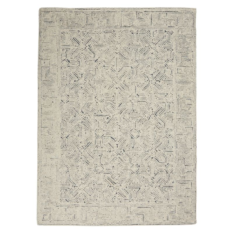 Colorado Rectangle Ivory Navy