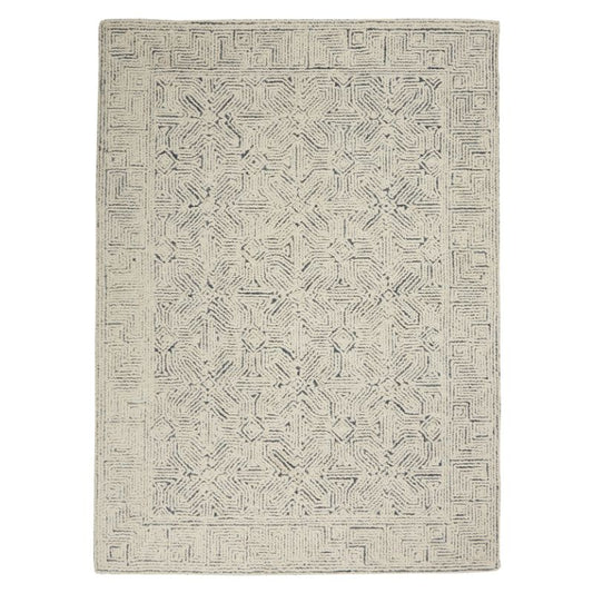 Colorado Rectangle Ivory Navy