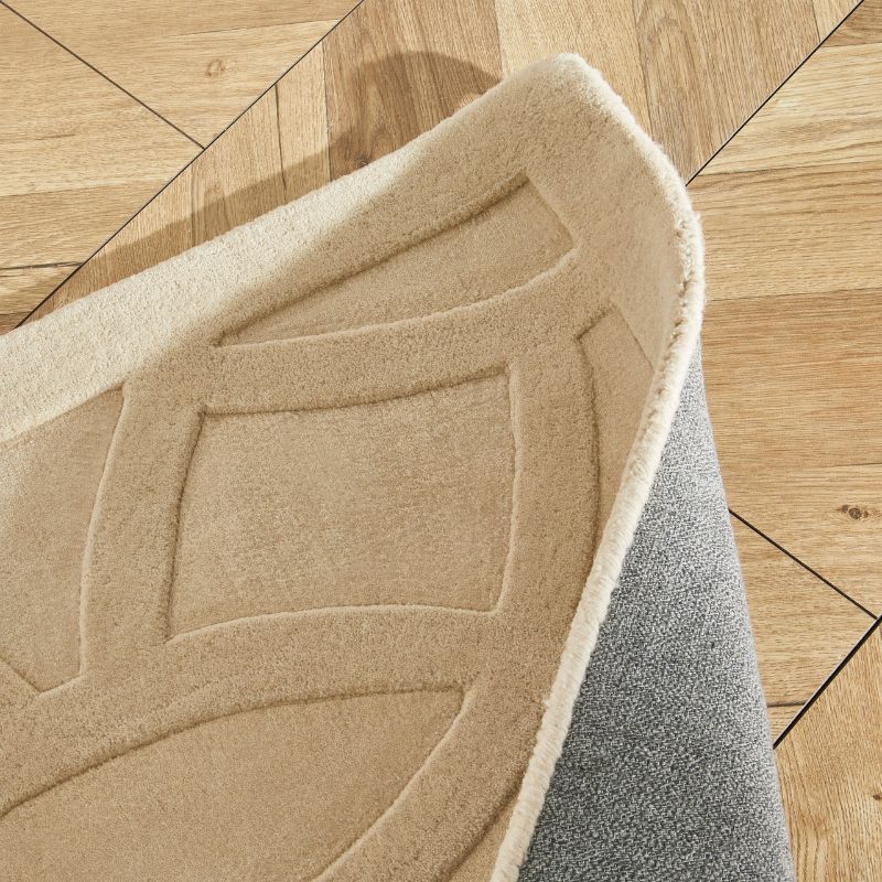 Priory Rectangle Beige Circles