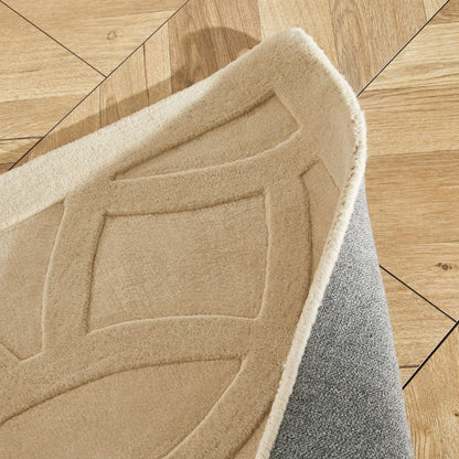 Priory Rectangle Beige Circles