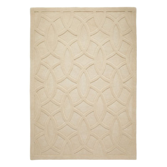 Priory Rectangle Beige Circles