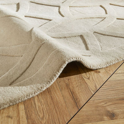 Priory Rectangle Taupe Circles