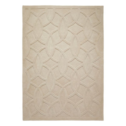 Priory Rectangle Taupe Circles