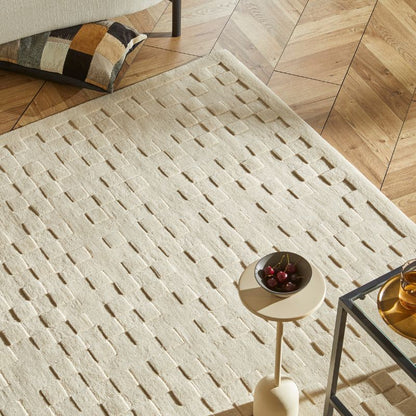 Priory Rectangle Ivory Squares