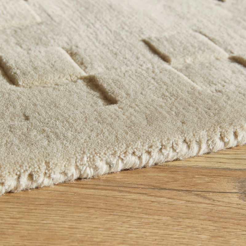 Priory Rectangle Ivory Squares