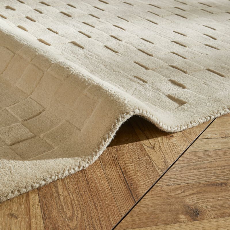 Priory Rectangle Ivory Squares