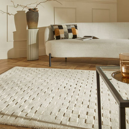 Priory Rectangle Ivory Squares