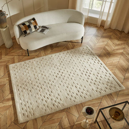 Priory Rectangle Ivory Squares