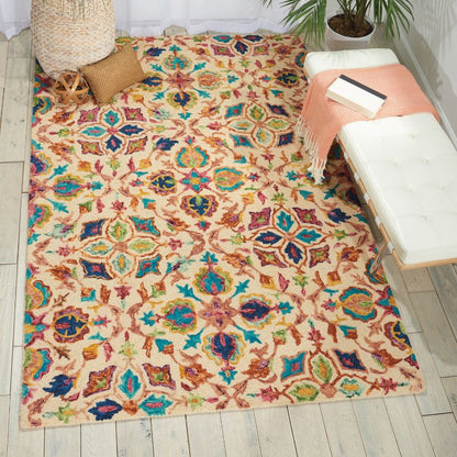 Vibrant Rectangle Ivory