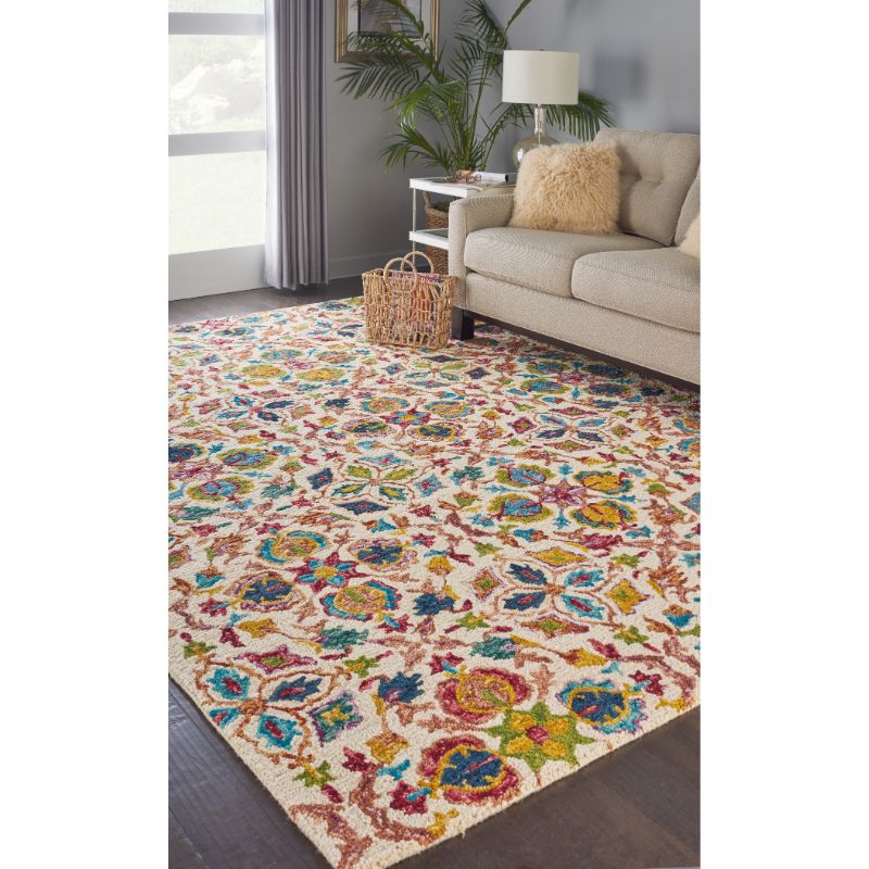 Vibrant Rectangle Ivory
