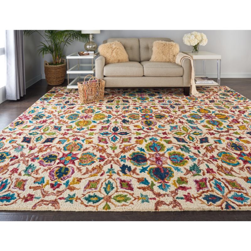Vibrant Rectangle Ivory