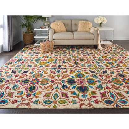 Vibrant Rectangle Ivory