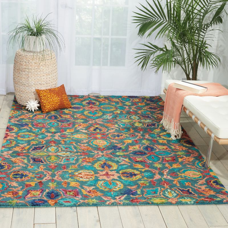 Vibrant Rectangle Teal