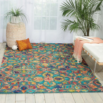 Vibrant Rectangle Teal