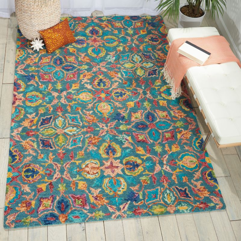 Vibrant Rectangle Teal