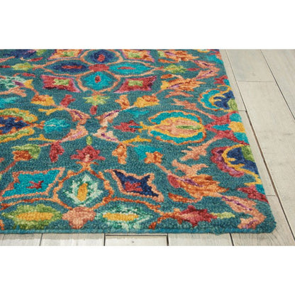 Vibrant Rectangle Teal