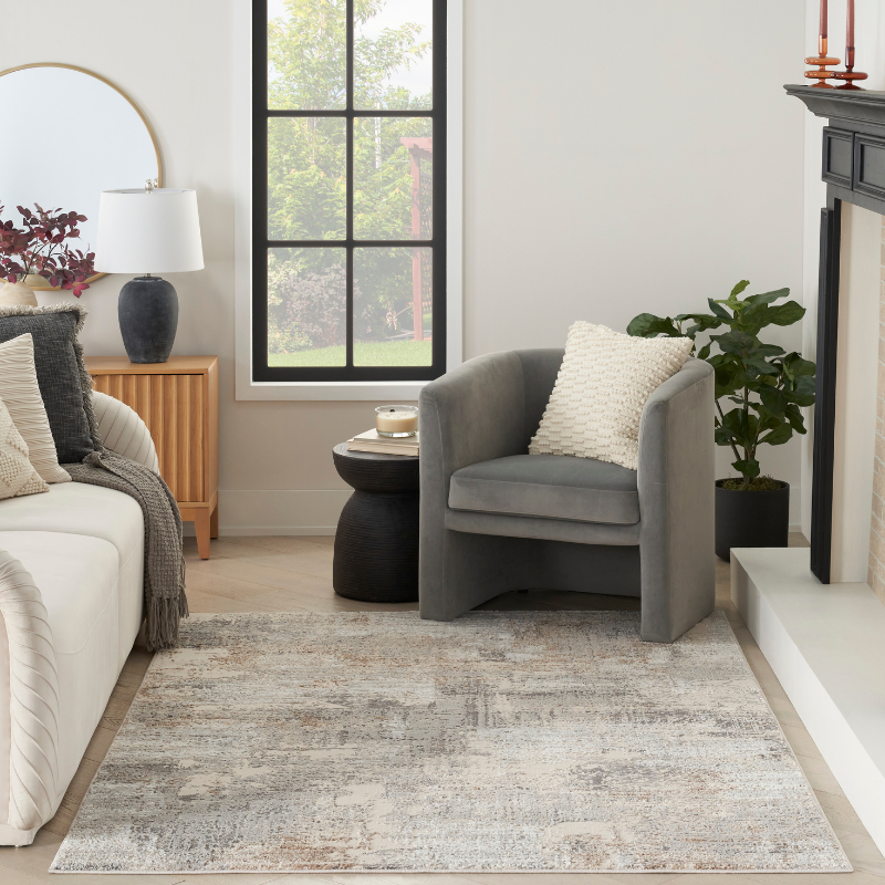Sustainable Trends Rectangle Beige Grey