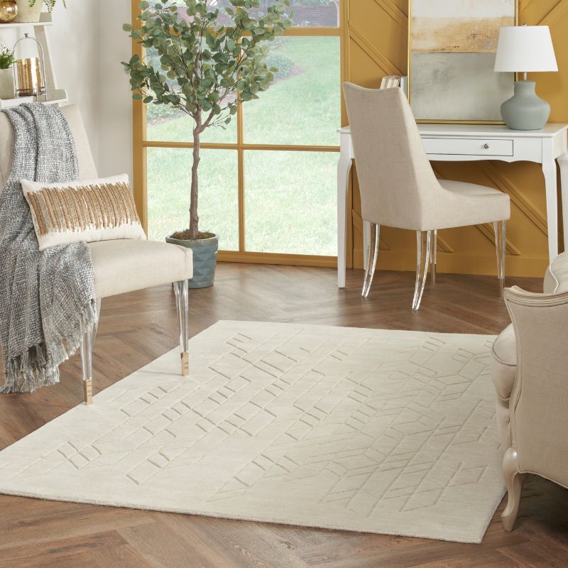 Alessia Rectangle Ivory