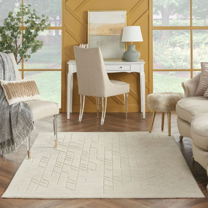Alessia Rectangle Ivory