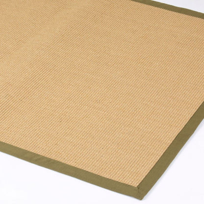 Swinton Sisal Jute Boucle Green Rug - Esselle Home